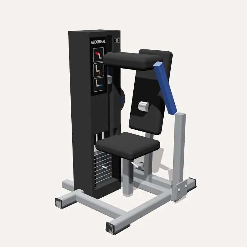 Modelo 3D: Abdominal Máquina
