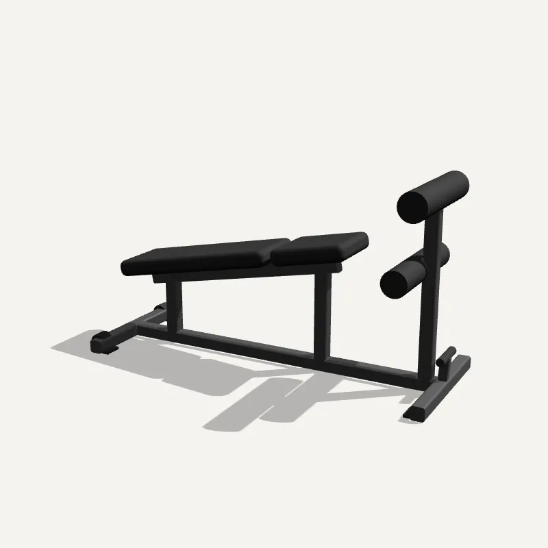Modelo 3D: Banco Declinado e Abdominal