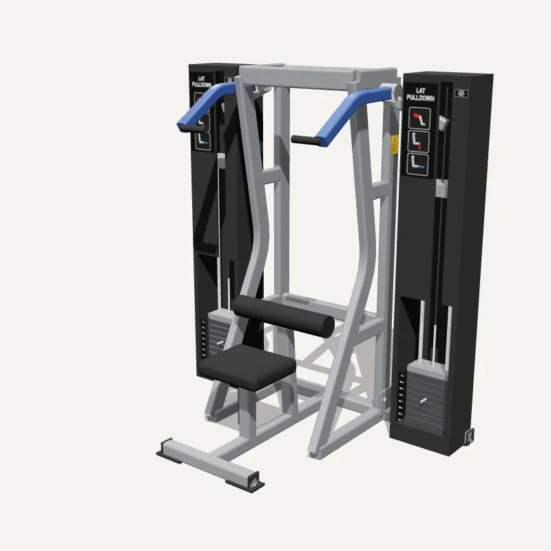 Modelo 3D: Remada Alta Iso-Lateral