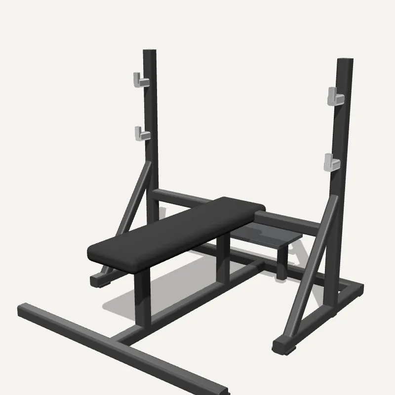 Modelo 3D: Supino Reto Livre