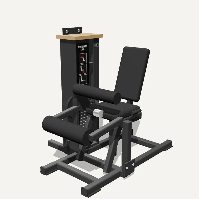 Modelo 3D: Cadeira Flexora