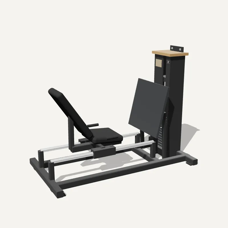 Modelo 3D: Leg Press 180°