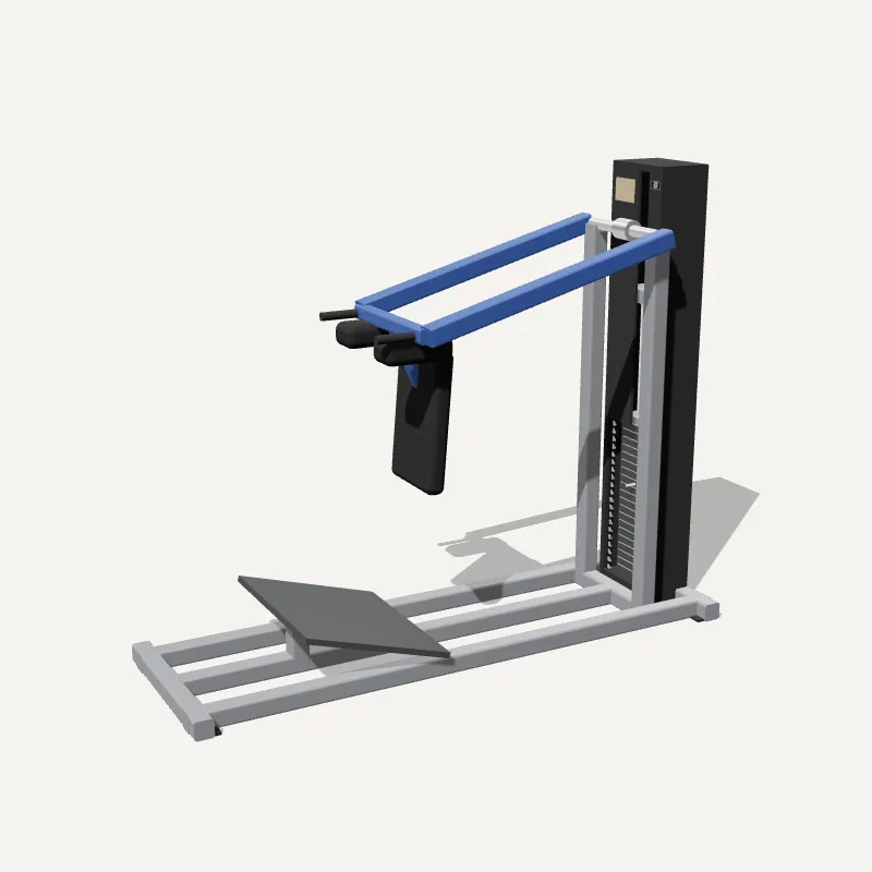 Modelo 3D: Agachamento V-Squat