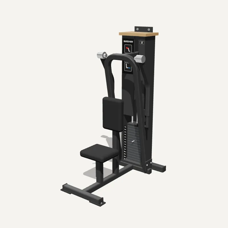 Modelo 3D: Remada Sentada Máquina